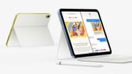 The Magic Keyboard Folio connected to the iPad (Image via Apple)